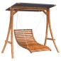 vidaXL Hollywoodschaukel mit Dach Massivholz Fichte mit Teak-Finish vidaXL Hollywoodschaukel mit Dach Massivholz Fichte mit Teak-Finish