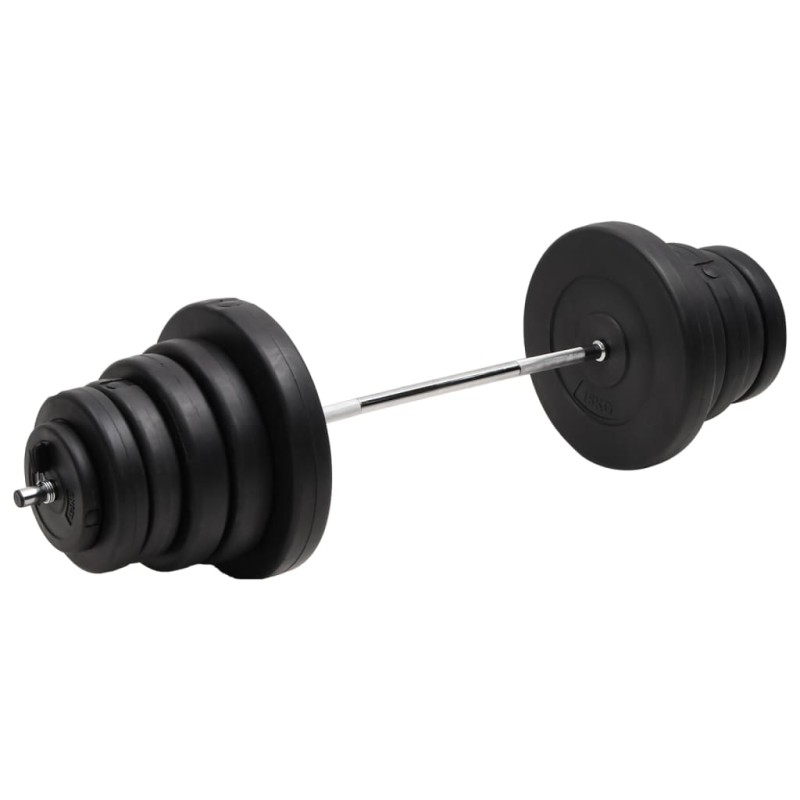 vidaXL Langhantel mit Gewichten 90 kg vidaXL Langhantel mit Gewichten 90 kg