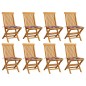 vidaXL Gartenstühle Rote Karomuster-Kissen 8 Stk. Massivholz Teak vidaXL Gartenstühle Rote Karomuster-Kissen 8 Stk. Massivholz Teak