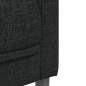vidaXL Sofa 3-Sitzer Schwarz Stoff vidaXL Sofa 3-Sitzer Schwarz Stoff