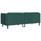 vidaXL Sofa 3-Sitzer Dunkelgrün Stoff vidaXL Sofa 3-Sitzer Dunkelgrün Stoff