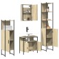 vidaXL 4-tlg. Badmöbel-Set Sonoma-Eiche Holzwerkstoff vidaXL 4-tlg. Badmöbel-Set Sonoma-Eiche Holzwerkstoff