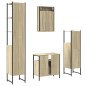 vidaXL 4-tlg. Badmöbel-Set Sonoma-Eiche Holzwerkstoff vidaXL 4-tlg. Badmöbel-Set Sonoma-Eiche Holzwerkstoff