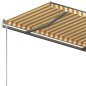 Standmarkise Einziehbar Handbetrieben 350x250 cm Gelb/Weiß Standmarkise Einziehbar Handbetrieben 350x250 cm Gelb/Weiß