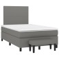 vidaXL Boxspringbett mit Matratze Dunkelbraun 120x190 cm Stoff vidaXL Boxspringbett mit Matratze Dunkelbraun 120x190 cm Stoff