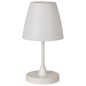 H&S Collection LED-Tischlampe Wiederaufladbar Weiß 13x30 cm H&S Collection LED-Tischlampe Wiederaufladbar Weiß 13x30 cm