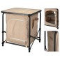 Redcliffs Campingtisch mit Schrank Beige 48x48x53,5 cm Redcliffs Campingtisch mit Schrank Beige 48x48x53,5 cm