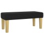 vidaXL Boxspringbett mit Matratze Schwarz 120x190 cm Stoff vidaXL Boxspringbett mit Matratze Schwarz 120x190 cm Stoff