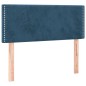 vidaXL Boxspringbett mit Matratze & LED Dunkelblau 120x190 cm Samt vidaXL Boxspringbett mit Matratze & LED Dunkelblau 120x190 cm Samt