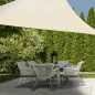 ProGarden Sonnensegel 3,6x3,6x3,6 m Creme Dreieckig ProGarden Sonnensegel 3,6x3,6x3,6 m Creme Dreieckig