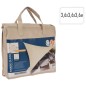 ProGarden Sonnensegel 3,6x3,6x3,6 m Creme Dreieckig ProGarden Sonnensegel 3,6x3,6x3,6 m Creme Dreieckig