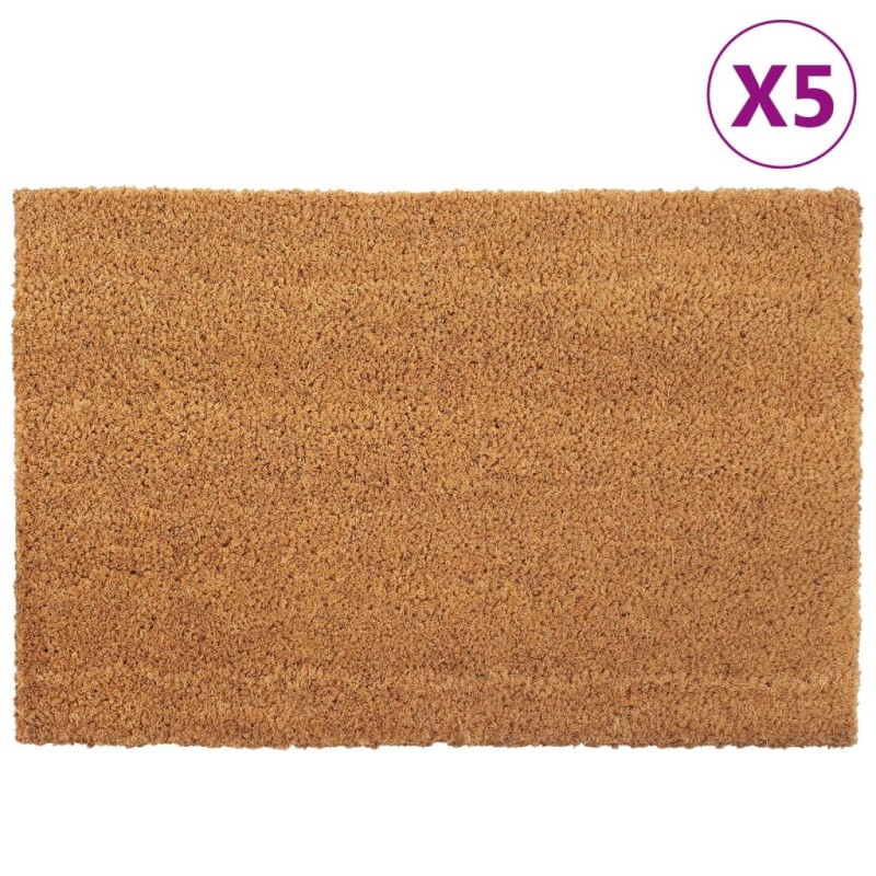 vidaXL Fußmatten 5 Stk. Natur 40x60 cm Kokosfaser Getuftet vidaXL Fußmatten 5 Stk. Natur 40x60 cm Kokosfaser Getuftet
