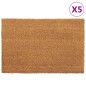 vidaXL Fußmatten 5 Stk. Natur 40x60 cm Kokosfaser Getuftet vidaXL Fußmatten 5 Stk. Natur 40x60 cm Kokosfaser Getuftet