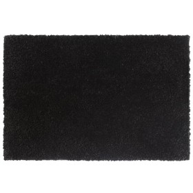 vidaXL Fußmatten 2 Stk. Schwarz 40x60 cm Kokosfaser Getuftet