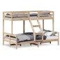 vidaXL Etagenbett 90x200/120x200 cm Massivholz Kiefer vidaXL Etagenbett 90x200/120x200 cm Massivholz Kiefer