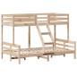 vidaXL Etagenbett 90x200/120x200 cm Massivholz Kiefer vidaXL Etagenbett 90x200/120x200 cm Massivholz Kiefer