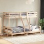 vidaXL Etagenbett 90x200/120x200 cm Massivholz Kiefer vidaXL Etagenbett 90x200/120x200 cm Massivholz Kiefer