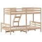 vidaXL Etagenbett 90x200/120x200 cm Massivholz Kiefer vidaXL Etagenbett 90x200/120x200 cm Massivholz Kiefer