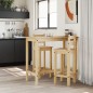 vidaXL 3-tlg. Bar-Set Massivholz Kiefer vidaXL 3-tlg. Bar-Set Massivholz Kiefer