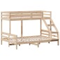 vidaXL Etagenbett 80x200/140x200 cm Massivholz Kiefer vidaXL Etagenbett 80x200/140x200 cm Massivholz Kiefer