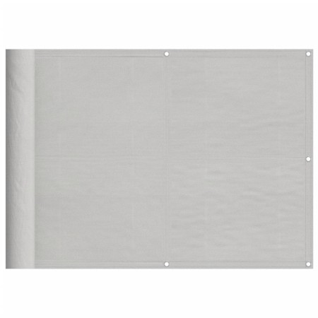 vidaXL Balkon-Sichtschutz Hellgrau 75x1000 cm 100 % Polyester-Oxford