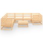 vidaXL 9-tlg. Garten-Lounge-Set Massivholz Kiefer vidaXL 9-tlg. Garten-Lounge-Set Massivholz Kiefer