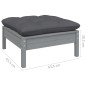 vidaXL 5-tlg. Garten-Lounge-Set mit Kissen Kiefer Massivholz vidaXL 5-tlg. Garten-Lounge-Set mit Kissen Kiefer Massivholz