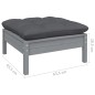 vidaXL 5-tlg. Garten-Lounge-Set mit Kissen Kiefer Massivholz vidaXL 5-tlg. Garten-Lounge-Set mit Kissen Kiefer Massivholz