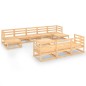 vidaXL 11-tlg. Garten-Lounge-Set Massivholz Kiefer vidaXL 11-tlg. Garten-Lounge-Set Massivholz Kiefer