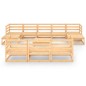 vidaXL 11-tlg. Garten-Lounge-Set Massivholz Kiefer vidaXL 11-tlg. Garten-Lounge-Set Massivholz Kiefer