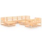vidaXL 10-tlg. Garten-Lounge-Set Massivholz Kiefer vidaXL 10-tlg. Garten-Lounge-Set Massivholz Kiefer