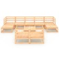 vidaXL 10-tlg. Garten-Lounge-Set Massivholz Kiefer vidaXL 10-tlg. Garten-Lounge-Set Massivholz Kiefer