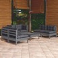vidaXL 7-tlg. Garten-Lounge-Set mit Kissen Kiefer Massivholz vidaXL 7-tlg. Garten-Lounge-Set mit Kissen Kiefer Massivholz