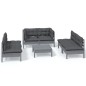 vidaXL 7-tlg. Garten-Lounge-Set mit Kissen Kiefer Massivholz vidaXL 7-tlg. Garten-Lounge-Set mit Kissen Kiefer Massivholz