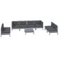 vidaXL 9-tlg. Garten-Lounge-Set mit Kissen Kiefer Massivholz vidaXL 9-tlg. Garten-Lounge-Set mit Kissen Kiefer Massivholz
