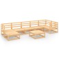 vidaXL 8-tlg. Garten-Lounge-Set Massivholz Kiefer vidaXL 8-tlg. Garten-Lounge-Set Massivholz Kiefer