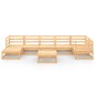 vidaXL 8-tlg. Garten-Lounge-Set Massivholz Kiefer vidaXL 8-tlg. Garten-Lounge-Set Massivholz Kiefer