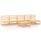 vidaXL 6-tlg. Garten-Lounge-Set Massivholz Kiefer vidaXL 6-tlg. Garten-Lounge-Set Massivholz Kiefer