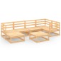 vidaXL 7-tlg. Garten-Lounge-Set Massivholz Kiefer vidaXL 7-tlg. Garten-Lounge-Set Massivholz Kiefer