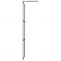 vidaXL Duschwand mit Ablage für Walk-In-Dusche Schwarz 80x195 cm ESG vidaXL Duschwand mit Ablage für Walk-In-Dusche Schwarz 80x195 cm ESG