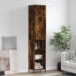 vidaXL Highboard Räuchereiche 34,5x34x180 cm Holzwerkstoff vidaXL Highboard Räuchereiche 34,5x34x180 cm Holzwerkstoff