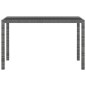 vidaXL 3-tlg. Garten-Essgruppe mit Kissen Poly Rattan Grau vidaXL 3-tlg. Garten-Essgruppe mit Kissen Poly Rattan Grau