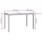 vidaXL 3-tlg. Garten-Essgruppe mit Kissen Poly Rattan Grau vidaXL 3-tlg. Garten-Essgruppe mit Kissen Poly Rattan Grau