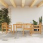 vidaXL 5-tlg. Garten-Essgruppe Massivholz Teak vidaXL 5-tlg. Garten-Essgruppe Massivholz Teak