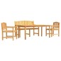 vidaXL 4-tlg. Garten-Essgruppe Massivholz Teak vidaXL 4-tlg. Garten-Essgruppe Massivholz Teak