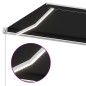 vidaXL Markise Manuell Einziehbar mit LED 400x350 cm Anthrazit vidaXL Markise Manuell Einziehbar mit LED 400x350 cm Anthrazit