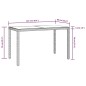 vidaXL 3-tlg. Garten-Essgruppe mit Kissen Poly Rattan Braun vidaXL 3-tlg. Garten-Essgruppe mit Kissen Poly Rattan Braun