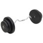 vidaXL Curlstange mit Gewichten 60 kg vidaXL Curlstange mit Gewichten 60 kg