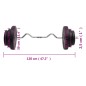 vidaXL Curlstange mit Gewichten 60 kg vidaXL Curlstange mit Gewichten 60 kg