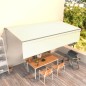 vidaXL Markise Manuell Einziehbar mit Rollo 6x3 m Creme vidaXL Markise Manuell Einziehbar mit Rollo 6x3 m Creme